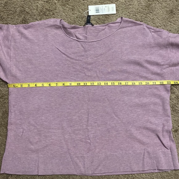 NWT Eileen Fisher Cropped Texture Ballet-Neck - Picture 7 of 8